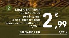 Luce - Luci A Batteria 100 Nano Led