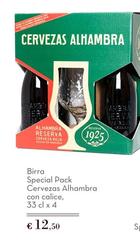 Ambra - Birra Special Pack Cervezas Alhambra Con Calice