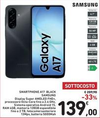 Samsung - Smartphone A17 Black