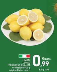 Conad - Limoni Percorso Qualità