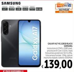 Samsung - Galaxy A17 4G 128GB Black