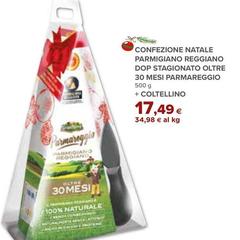 Parmareggio - Confezione Natale Parmigiano Reggiano DOP Stagionato Oltre 30 Mesi