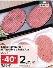 Aia - Linea Hamburger Di Tacchino E Pollo