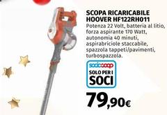 Hoover - Scopa Ricaricabile  Hf122rhh011