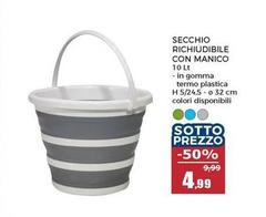 Secchio Richiudibile Con Manico