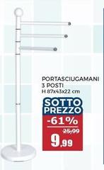 Portasciugamani 3 Posti