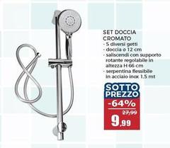 Set Doccia Cromato