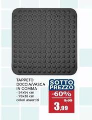 Tappeto Doccia/vasca In Gomma