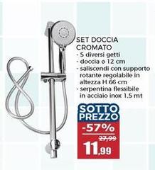 Set Doccia Cromato