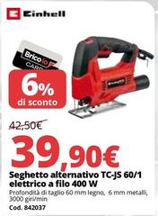 Seghetto Alternativo Tc-js 60/1 Elettrico A Filo 400 W