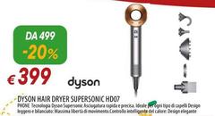 Dyson - Hair Dryer Supersonic Hd07