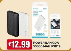Unico - Power Bank Da 10000 Mah Usb 2