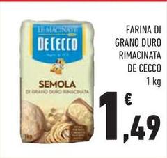 De Cecco - Farina Di Grano Duro Rimacinata