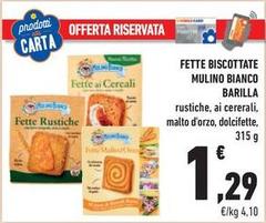 Barilla - Fette Biscottate Mulino Bianco