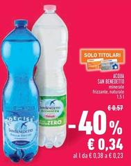 San Benedetto - Acqua