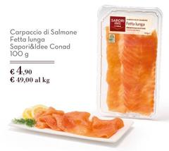 Conad - Carpaccio Di Salmone Fetta Lunga Sapori&Idee