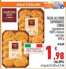 Sapori - Pasta All'Uovo &Idee