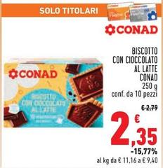 Solo - Biscotto Con Cioccolato Al Latte