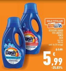 Dash - Detersivo Liquido Per Lavatrice Power