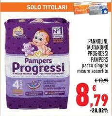 Pampers - Pannolini, Mutandino Progressi