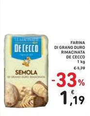 De Cecco - Farina Di Grano Duro Rimacinata