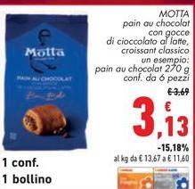 Motta - Pain Au Chocolat Con Gocce Di Cioccolato Al Latte