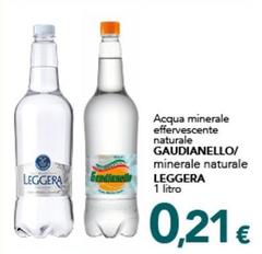 Leggera - Acqua Minerale Effervescente Naturale