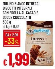 Mulino Bianco - Biscotti Integrali Con Frolla Al Cacao E Gocce Cioccolato
