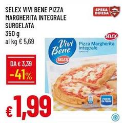 Selex - Vivi Bene Pizza Margherita Integrale Surgelata
