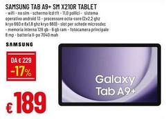 Samsung - Tab A9+ SM X210R Tablet
