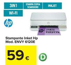 HP - Stampante Inket Hp Mod. Envy 6120e