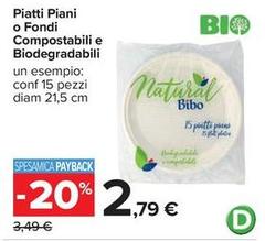 Naturale bio - Piatti Piani O Fondi Compostabili E Biodegradabili