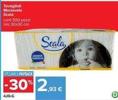 Scala - Tovaglioli Monovelo