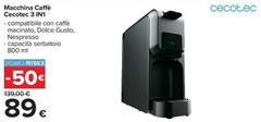 Cecotec - Macchina Caffè  3 In 1