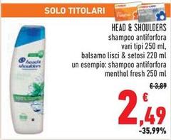 Head & Shoulders - Shampoo Antiforfora