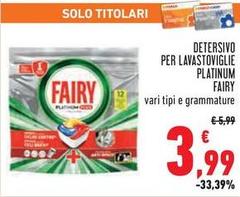 Fairy - Detersivo Per Lavastoviglie Platinum