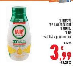 Fairy - Detersivo Per Lavastoviglie Platinum
