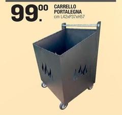 Carrello Portalegna In Metallo