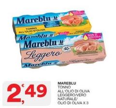 Mareblu - Tonno All'olio Di Oliva Leggero/Vero Naturale/ Olio Di Oliva