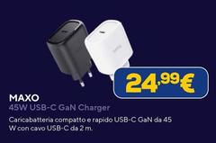 Maxo 45w Usb-c Gan Charger