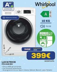 Whirlpool - Lavatrice Ffb 104b B5v