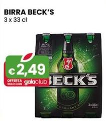 Becks - Birra 3 X 33 Cl