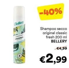 Bellery - Shampoo Secco Original Classic Fresh