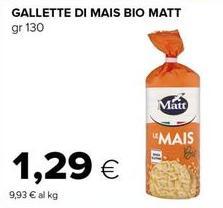 Matt - Gallette Di Mais Bio