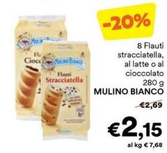 Mulino Bianco - 8 Flauti Stracciatella Al Latte O Al Cioccolato