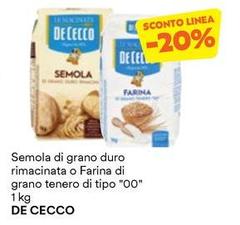 De Cecco - Semola Di Grano Duro Rimacinata O Farina Di Grano Tenero Di Tipo 