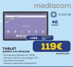 Mediacom - Tablet Azimut 4 M-SP1AZ48