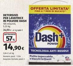 Dash - Detersivo Per Lavatrice In Polvere