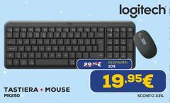 Logitech - Tastiera + Mouse MK250