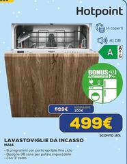 Hotpoint - Lavastoviglie Da Incasso HA14